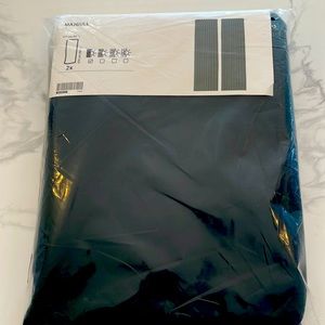 Ikea Majgull Blackout Curtains One Pair Green 57 x 98 Sealed New 804.177.97